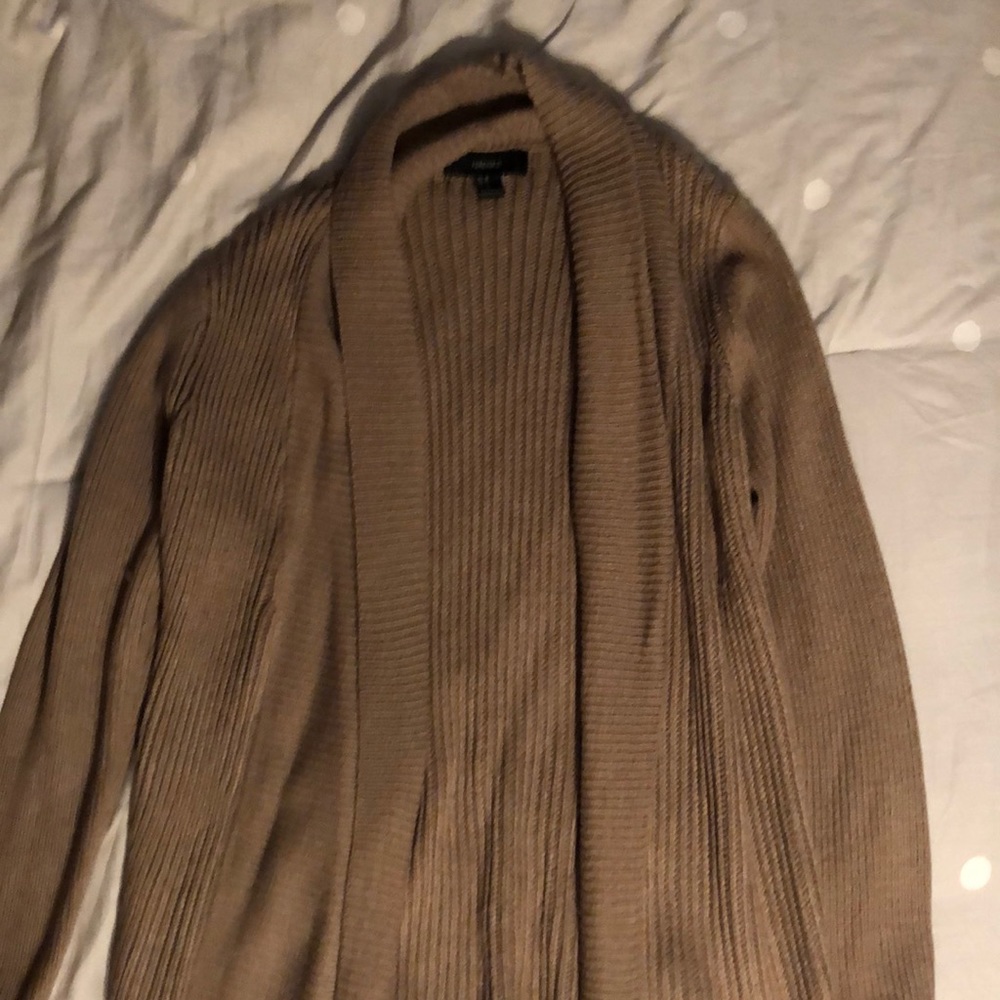 Tan cardigan